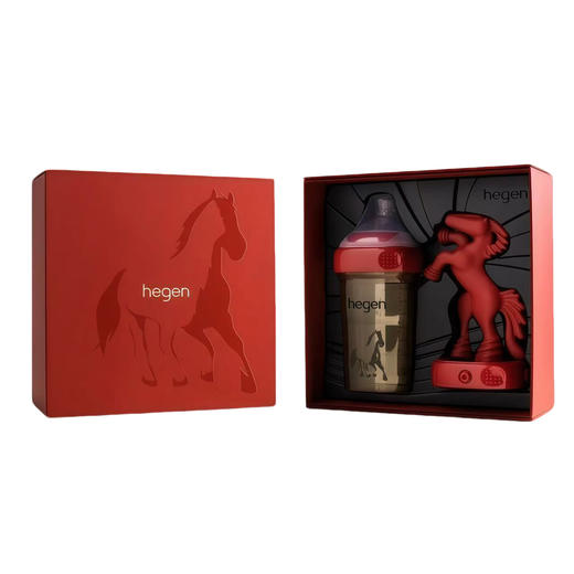 【888马年大礼包】Hegen马年限定套盒+Stokke标准浴盆+浴架套装+法国Atelier Choux包巾100*100+nmay平纹纯棉棉柔巾60P *1+nmay婴儿柔湿巾60P *1 商品图1