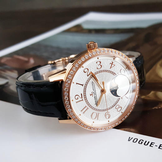 【99新（未使用品）】Jaeger-LeCoultre 积家Q3572430自动机械机芯月相34MM（女款）约会系列18K玫瑰金/镶嵌钻石表圈 281125NJS21 商品图5