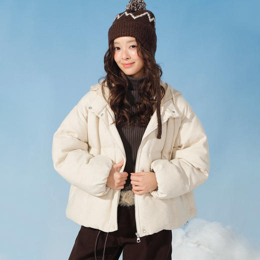 连帽围脖羊绒棉服外套-纪念日百货门店同款167995231 商品图1