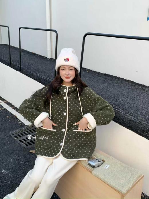 【GZ】无忧购 新款韩版爱心波点保暖羊羔毛棉衣外套255252#（截单后3-5天发货） 商品图13