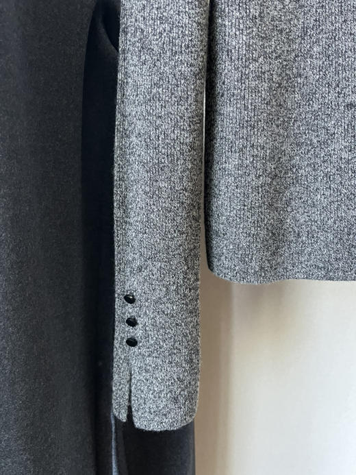 【羊绒的冬天】噢蜜ooomeooo修身螺纹羊绒开衫 商品图10