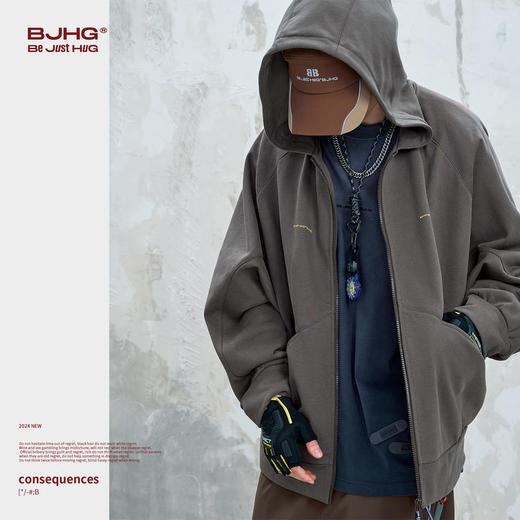 BJHG不计后果针织开衫卫衣男款秋季2025新款恒温暖皮蝙蝠袖外套女 商品图0