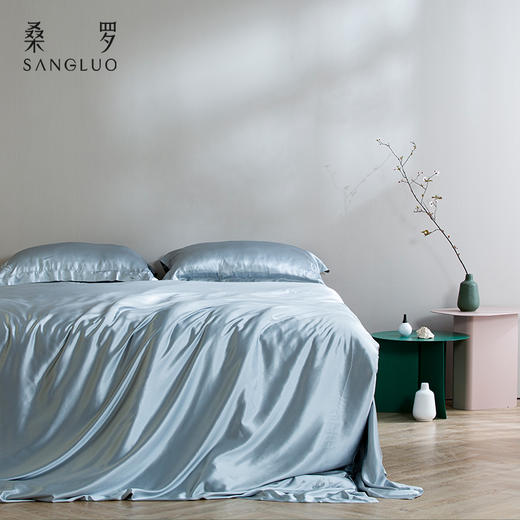 真丝时髦印花高跟鞋四件套SANGLUO桑罗桑蚕丝绸床上用品 商品图6