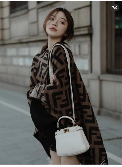 G713 Fen#di双面双色斗篷披肩 商品图1