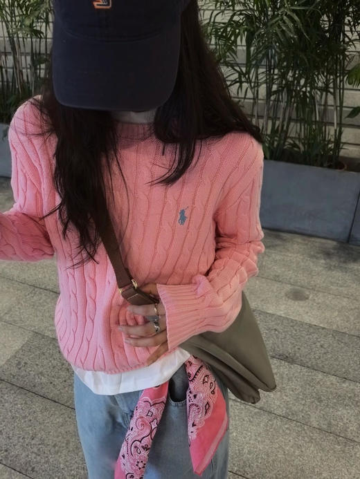 外贸原单RL经典拧花针织毛衣 商品图2