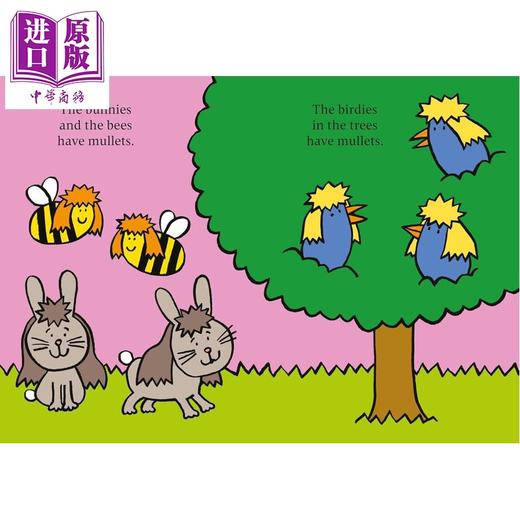 【中商原版】尼克萨尔特 鲻鱼 Nick Sharratt Mullets 英文原版 儿童绘本故事书 畅销书作家创作的爆笑绘本 进口童书 3-6岁 商品图2