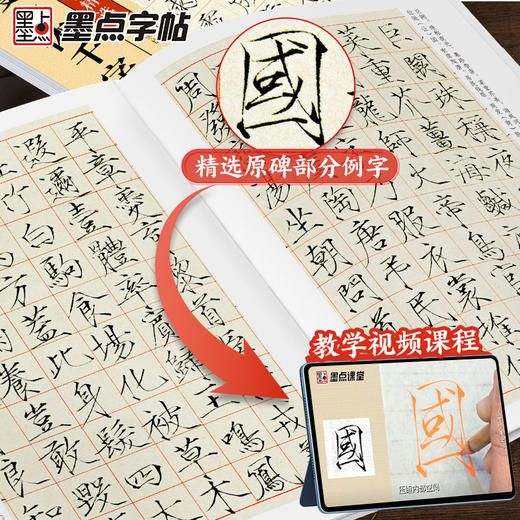 【书+课】赵佶瘦金体千字文视频课程毛笔入门字帖278个例字精讲笔顺练习 商品图3