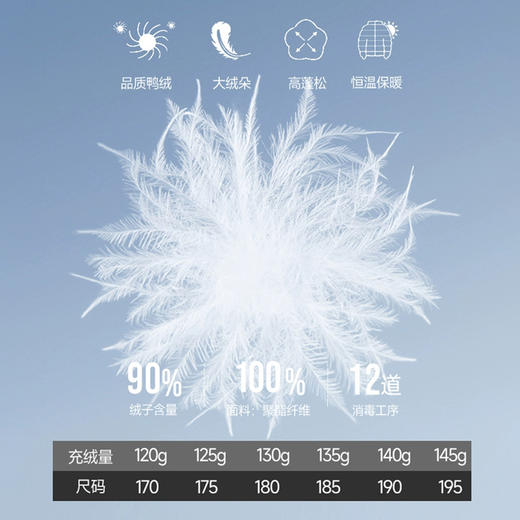 半身缘男装 冬季户外防风保暖中年百搭派克羽绒服2588 商品图7
