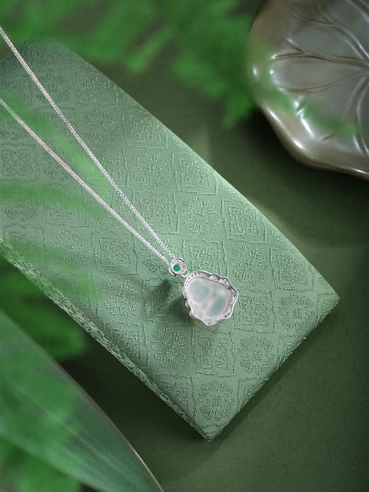 子佩集【慈心笑颜】银S925套链【TL016431】白玉髓笑面佛02511 商品图2