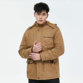 【NiceSelf 男士工装夹克外套】重工打板，硬汉型男必入！加绒加厚内里，上身防风锁温，韩系修身版型，干练利落，商务休闲通勤都能穿