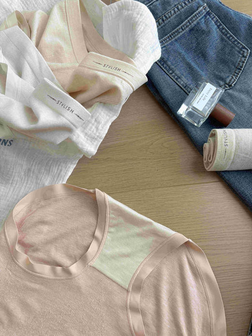 女士中高腰收腹高弹力无缝舒适内裤三角裤8808 商品图4