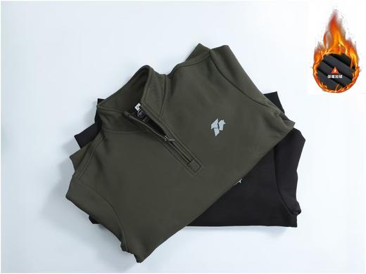 【25加绒长袖体能卫衣】半拉链加绒新款运动百搭长袖体能卫衣03h 商品图5