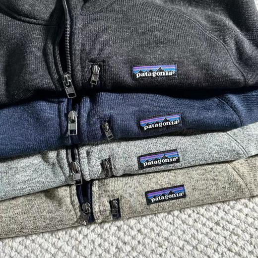 D120422Better Sweater 纯色舒适保暖立领拉链抓绒衣外套 商品图5