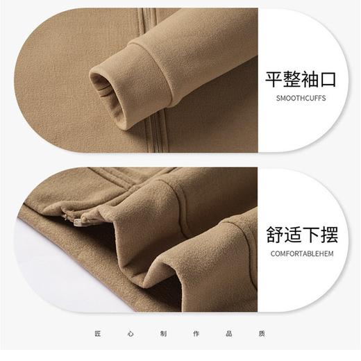 昆潮 山羊绒桑蚕丝一体绒开衫外套（多色） 商品图5