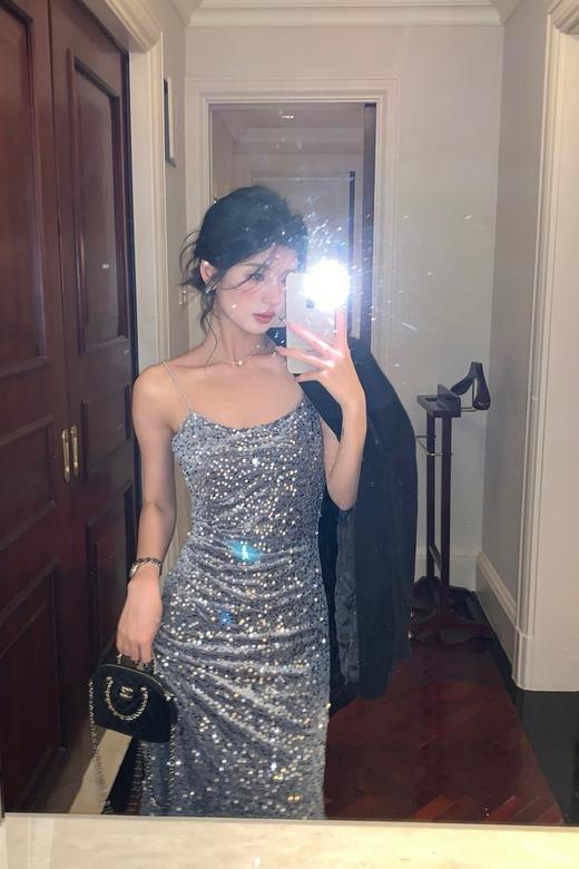 ELLA JADE 高级感亮片晚会修身气质礼服连衣裙 21644 商品图1