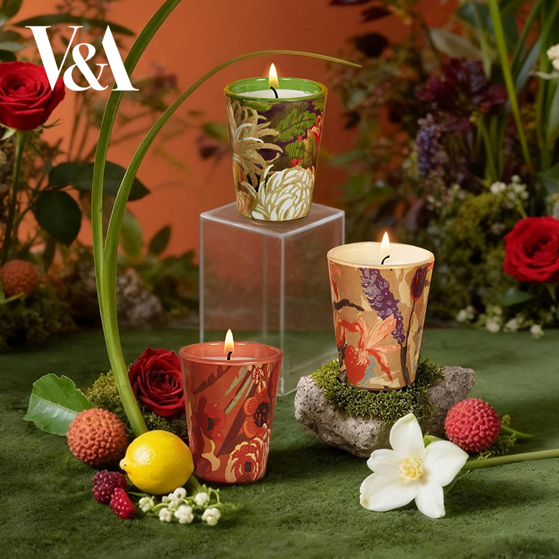 V&A博物馆 植物狂欢系列 空山菊影 金晖漫叠 花束低语 香氛蜡烛
