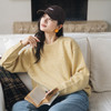 特绽放776朵/真心针织衫·四色纯羊毛衫彩点宽松打底衫可外穿毛衣 商品缩略图1