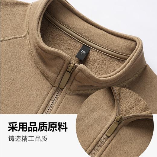 昆潮 山羊绒桑蚕丝一体绒开衫外套（多色） 商品图4