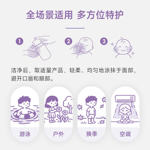 【睦清】婴童特护面霜保湿舒缓新生儿婴儿专用擦脸润肤乳 商品图4