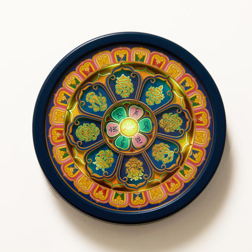 吉祥八宝纸雕发光冰箱贴 商品图0