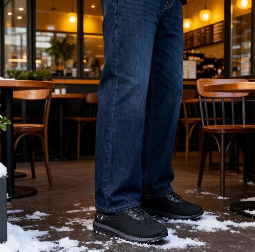 冬季加绒【可泡水！持久型真防水】量橙黑武士防水运动鞋 商品图2