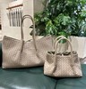 重磅渠道  b家编织托特包  小号/大号 通勤百搭  意大利进口皮/纯手工编织 商品缩略图0