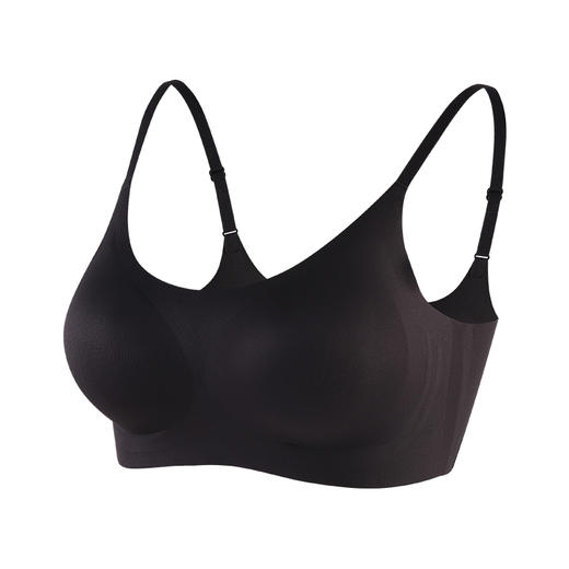 美奈川 蚕丝莫代尔细肩带无痕文胸BRA11487 商品图2