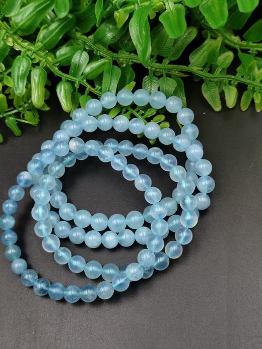 天然海蓝宝手串 商品图1