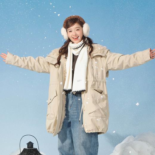 大翻领收腰加厚外套-纪念日百货门店同款168096763 商品图0