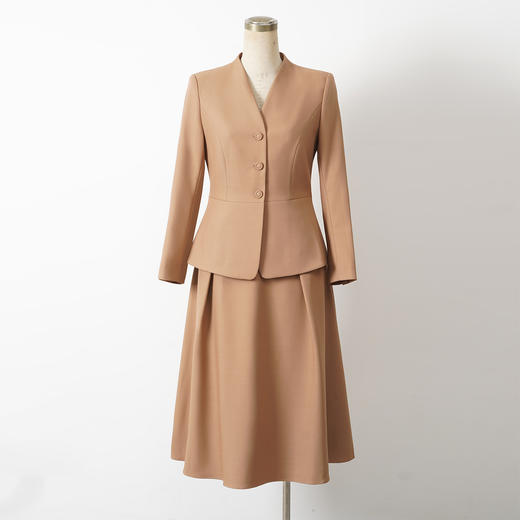 IWY/卡其色西装套装女秋款气质职业装正式场合收腰商务总裁正装WCS098 商品图1