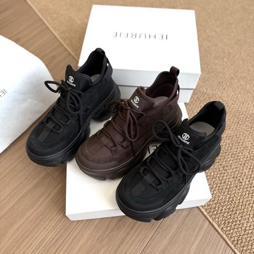 JEHURFIE/纪华菲拼接厚底老爹鞋AB25569 质感高级且兼具舒适弹性。 商品图1