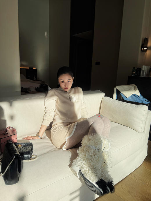 DUO智仙生 黑标 天cai中国少女 新中式100羊毛少女毛衣 商品图2