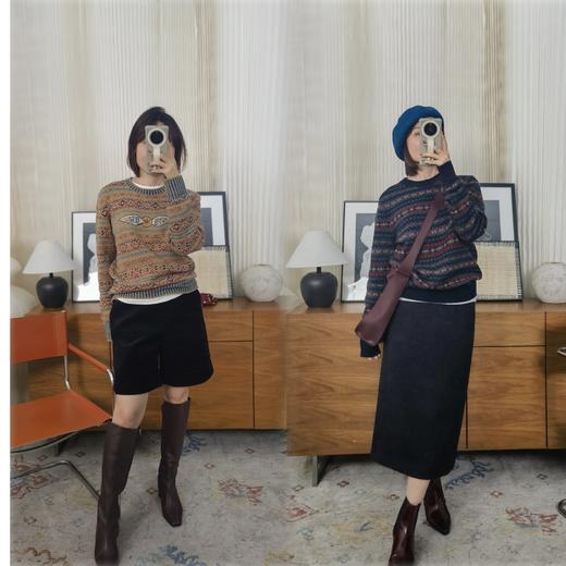 情迷费尔岛 费尔岛元素毛衫  羊毛老钱风 & 混纺复古刺绣款 RL经典老钱 商品图0