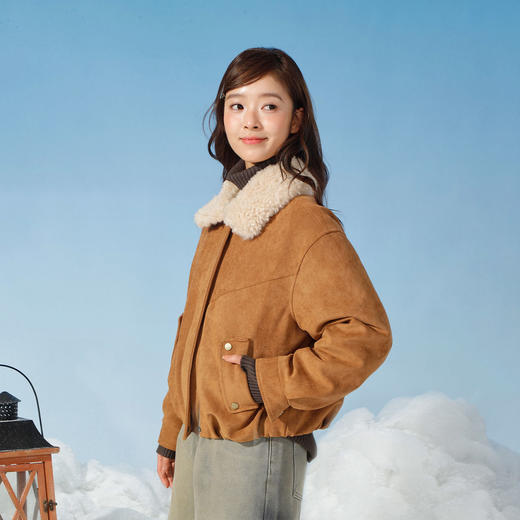 时尚百搭石墨烯云绒短款外套-纪念日百货门店同款167750567 商品图2