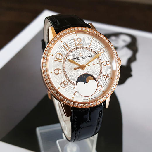 【99新（未使用品）】Jaeger-LeCoultre 积家Q3572430自动机械机芯月相34MM（女款）约会系列18K玫瑰金/镶嵌钻石表圈 281125NJS21 商品图3