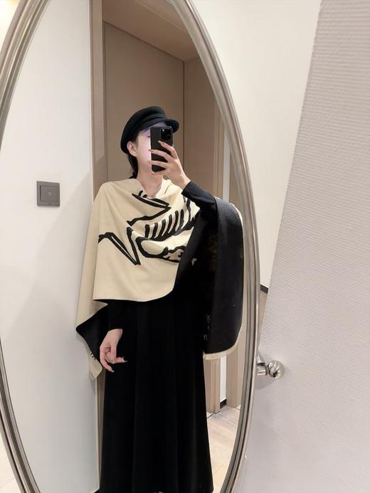 G684始#祖鸟提花围巾披肩 商品图2