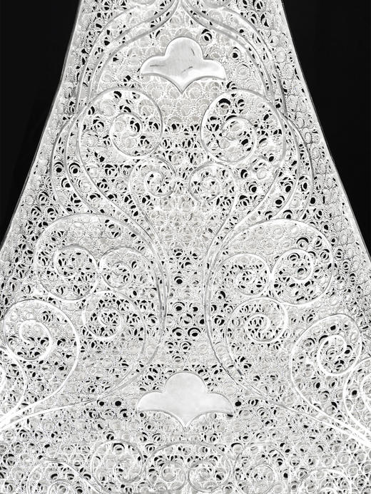 子佩集S999银手工银花丝【鸾凤和鸣·琵琶记】花丝镶嵌摆件【HSPP】大师工坊原创设计2511 商品图10