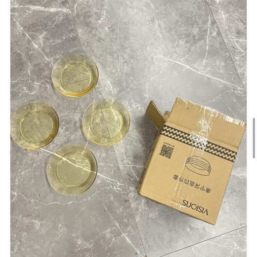 正品康宁高硼硅玻璃茶色！！！深盘四件套 商品图0