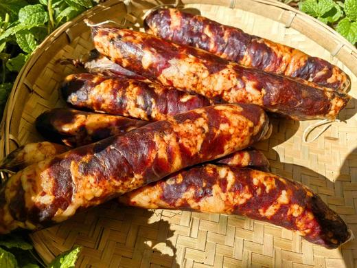 预售17号发货生态黑猪肉川味香肠2斤包邮 商品图9