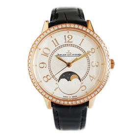 【99新（未使用品）】Jaeger-LeCoultre 积家Q3572430自动机械机芯月相34MM（女款）约会系列18K玫瑰金/镶嵌钻石表圈 281125NJS21