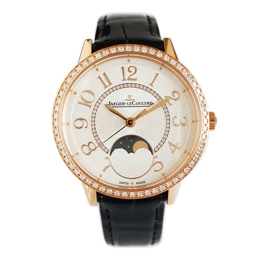 【99新（未使用品）】Jaeger-LeCoultre 积家Q3572430自动机械机芯月相34MM（女款）约会系列18K玫瑰金/镶嵌钻石表圈 281125NJS21 商品图0
