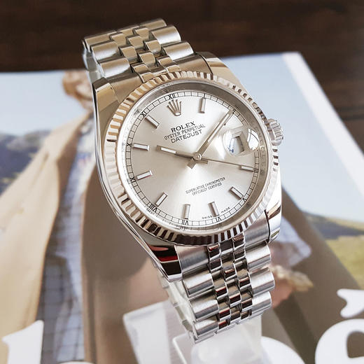 【95新】ROLEX 劳力士116234天文台认证自动机械机芯日期显示36MM（男款）日志型系列蚝式钢 181125DH61 商品图2