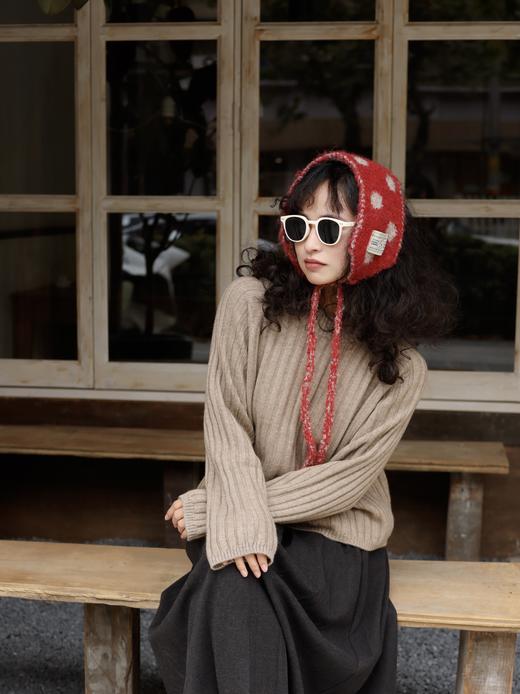 【板娘同款推荐 羊绒衫】新增新年红大码 新年红红火火！全球奢牌同等山羊绒原料阿尔巴斯山羊绒 让姐妹们用实实在在源头价穿高定的感觉！ 商品图13