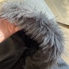 D120414冬季2025仿羊绒毛领高级灰连帽棉服外套男女同款 商品缩略图12