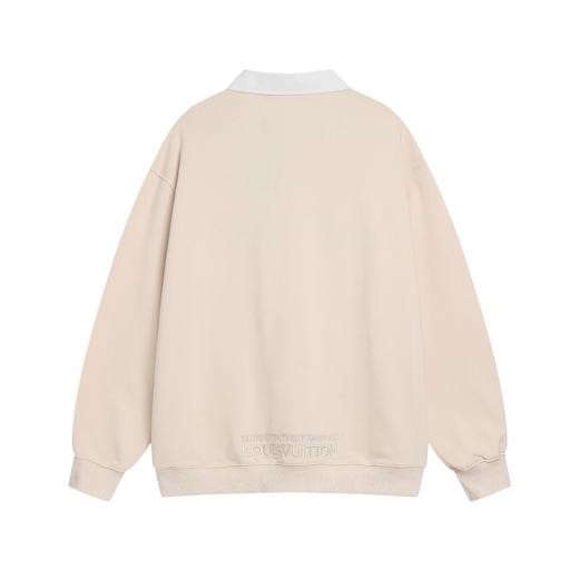 D120417新款半拉链字母LOGO情侣休闲立领卫衣 商品图9