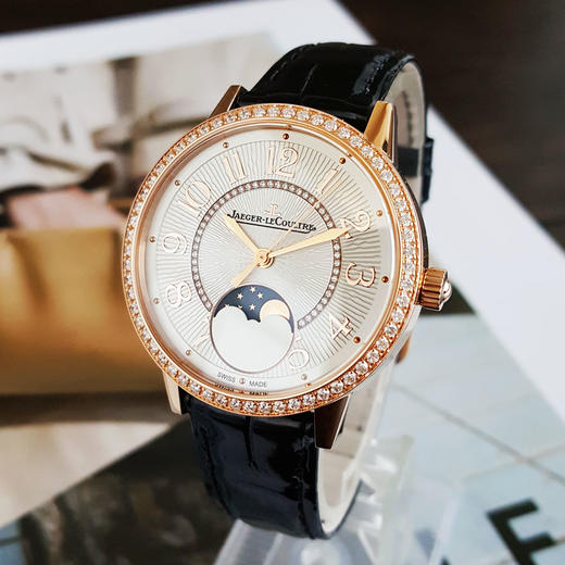 【99新（未使用品）】Jaeger-LeCoultre 积家Q3572430自动机械机芯月相34MM（女款）约会系列18K玫瑰金/镶嵌钻石表圈 281125NJS21 商品图2