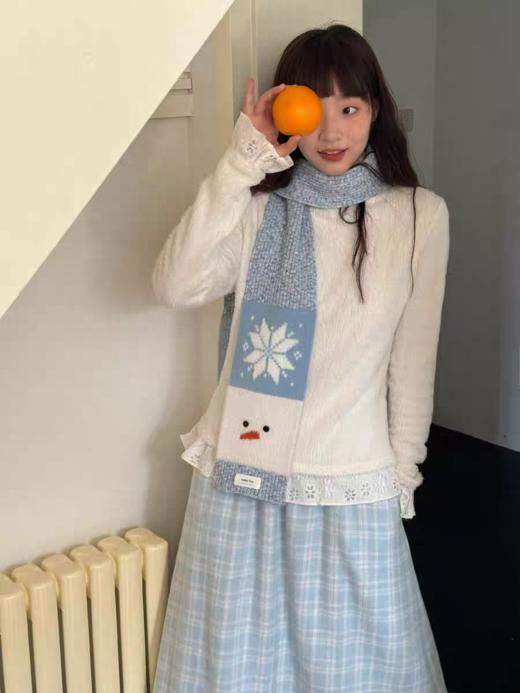 nothe Case布然/BDXR296/「冰岛雪人」氛围感可爱雪人围巾 商品图2