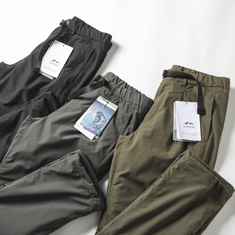 【男士抗寒好裤】日单！无惧寒冬！2025加绒加厚不臃肿秋冬户外男士运动休闲裤防风裤长裤！