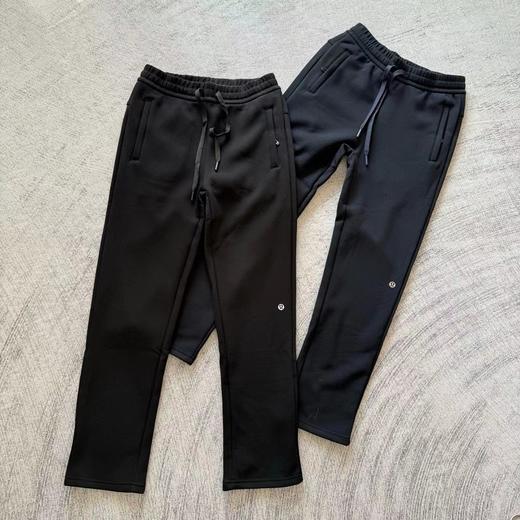 D120406加绒加厚休闲运动卫裤2025年秋季新款男女同款休闲直筒裤 商品图0