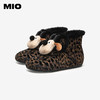 BF楼MIO雪地靴冬季可爱玩偶2025新款豹纹保暖毛毛加绒短靴M256652913吊牌价1498活动价1098 商品缩略图1